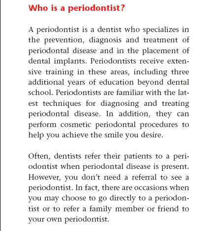 periodontist
